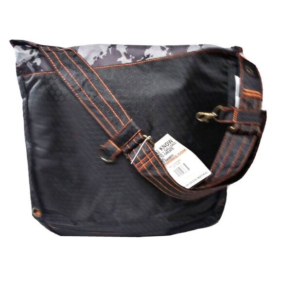 Looptworks Noll Messenger Bag Limited Edition Shoulder Bag Made in USA Gray - Picture 2 of 8